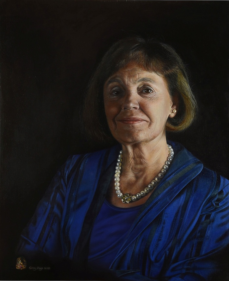 Woman Portrait, 2013 – Oil on Canvas, 58 x 48 cm – Ginny Page